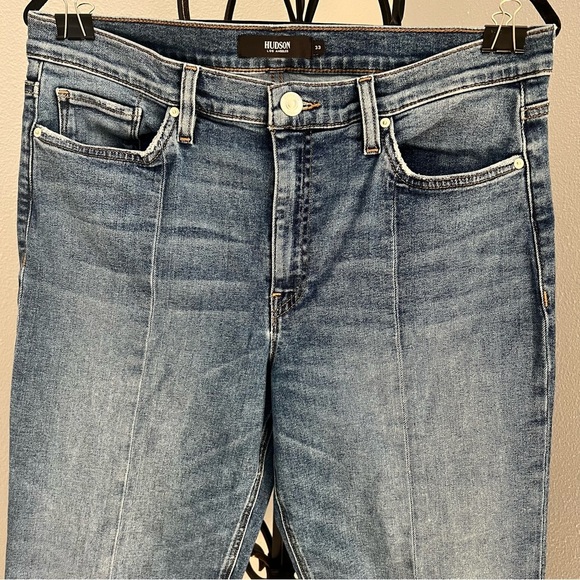 Hudson Jeans Light Blue Ankle Cropped Denim - Picture 2 of 11